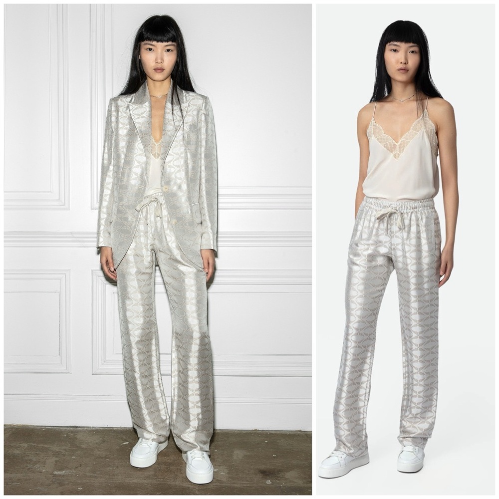 Zadig & Voltaire ~ pomy wings jacquard trousers
